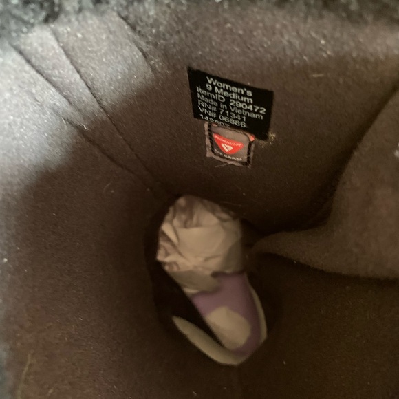 Ll Beam Women’s Nordic Tek2.5 Prima Loft Winter Boots Black Zip Sz 9 buckle Tall - Picture 9 of 16